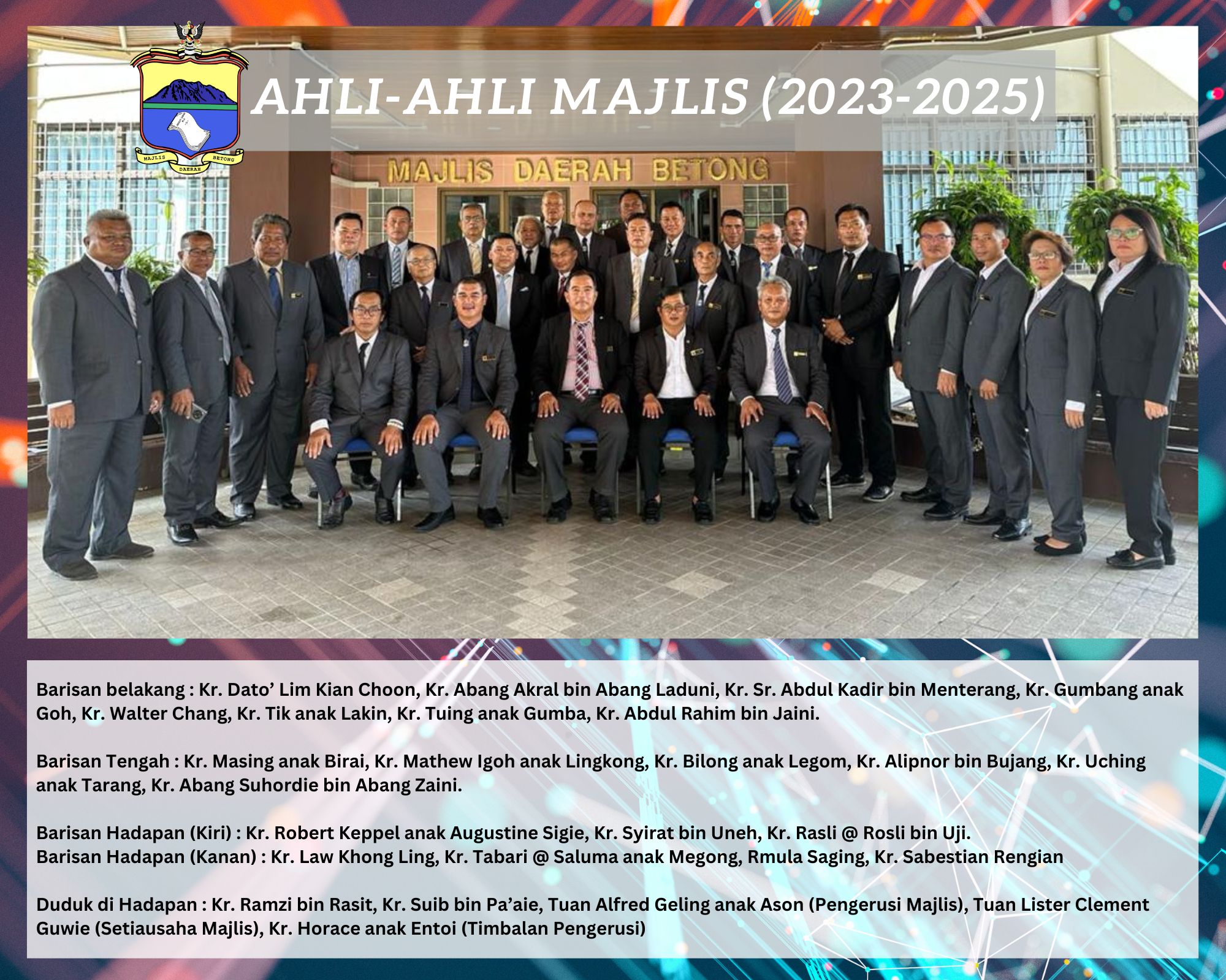 AHLI MAJLIS MD BETONG 2023 - 2025