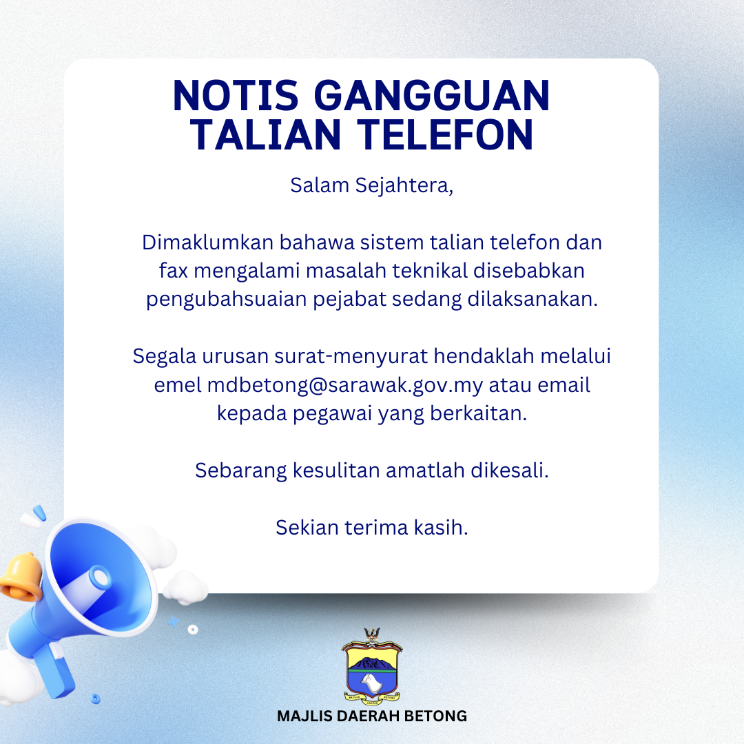 Notis Gangguan Telefon