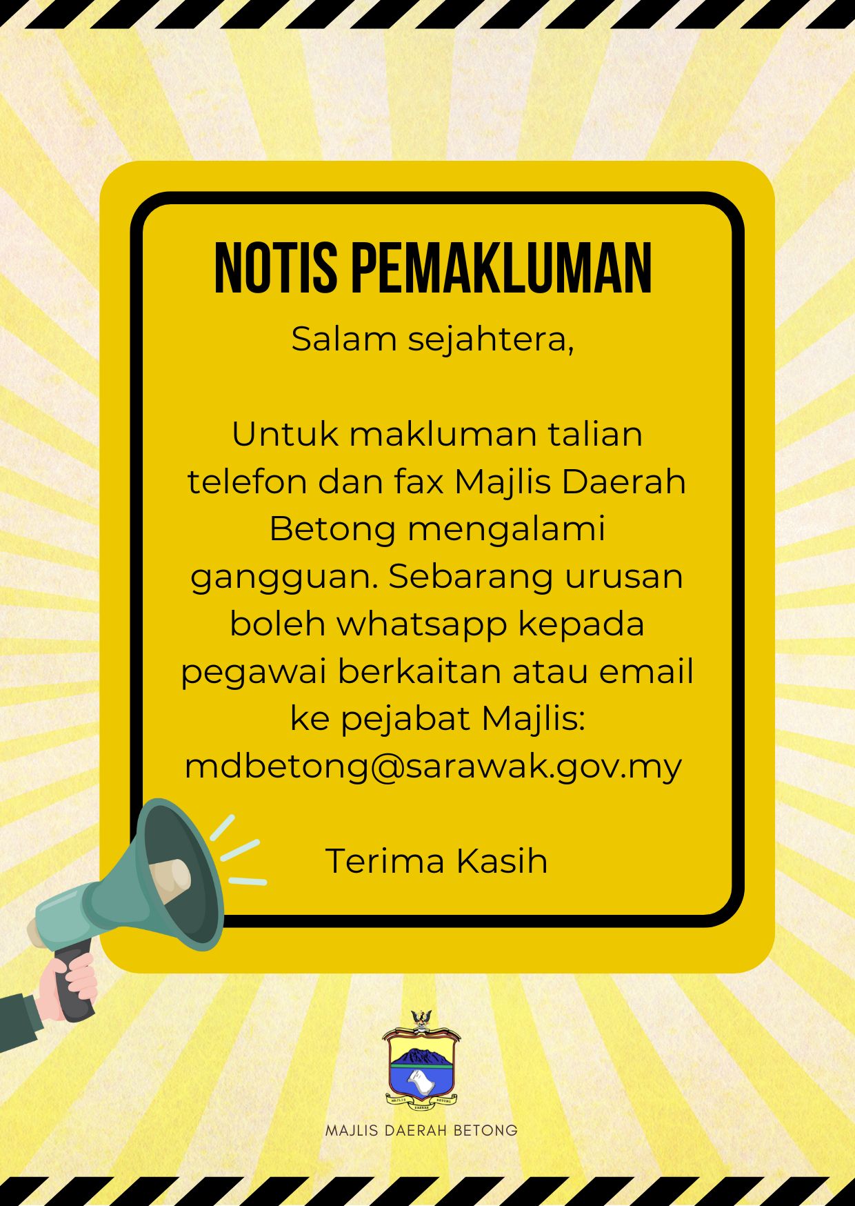 NOTIS PEMAKLUMAN
